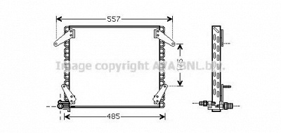 AVA QUALITY COOLING dn5272 -  Конденсатор, кондиционер